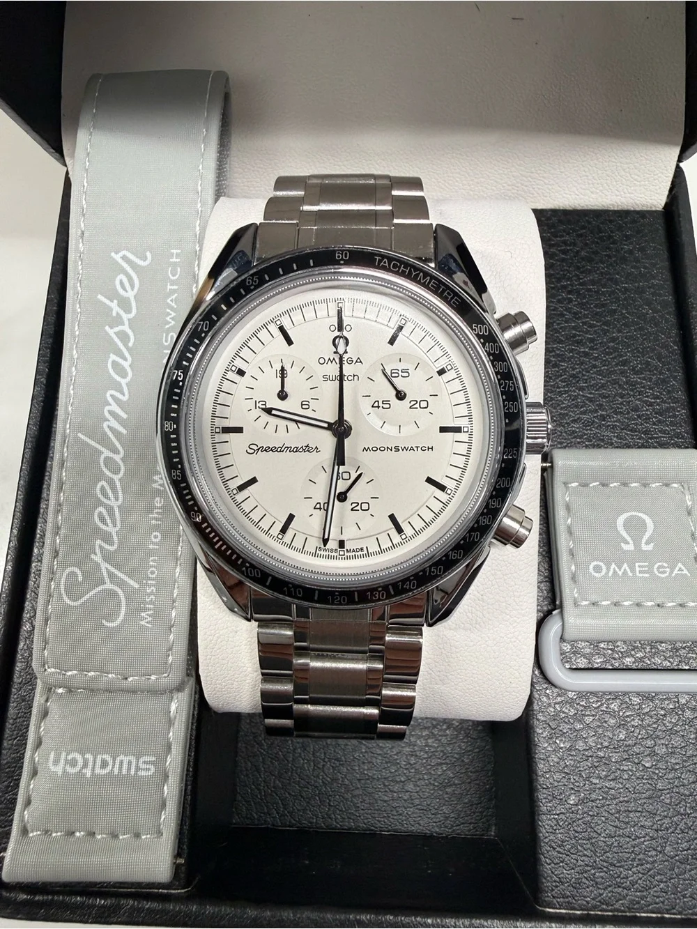 MoonSwatch MOD 1965 Stainess Steel Watch